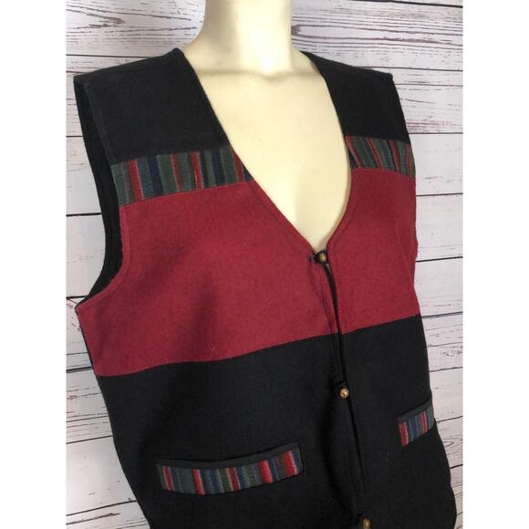 VINTAGE Handmade 100% Wool Made In Napal Vest size medium - Picture 3 of 11